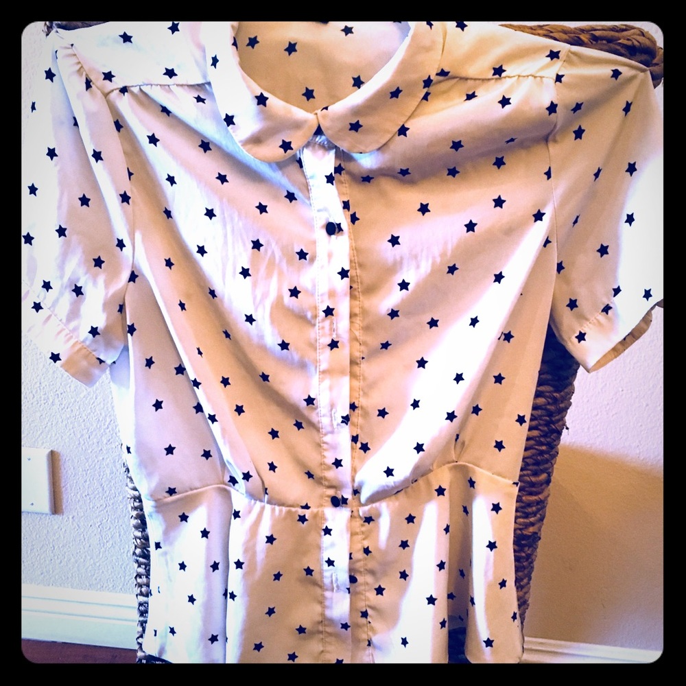 Button down Short Sleeved Dress Shirt